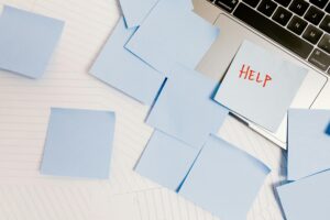 burnout post-it note 